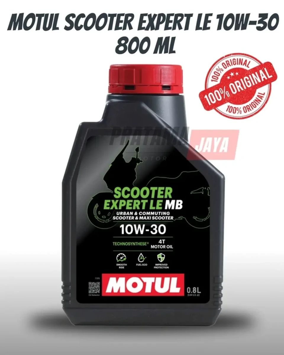 Oli Motor Motul Scooter Expert LE 4T 10W-30 Technosynthese (0.8L)